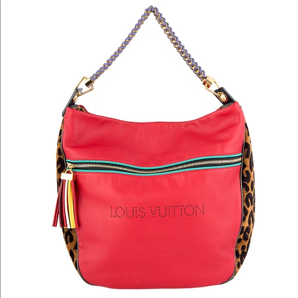 Limited edition Louis Vuitton red leather leopard - Picture 7 of 7